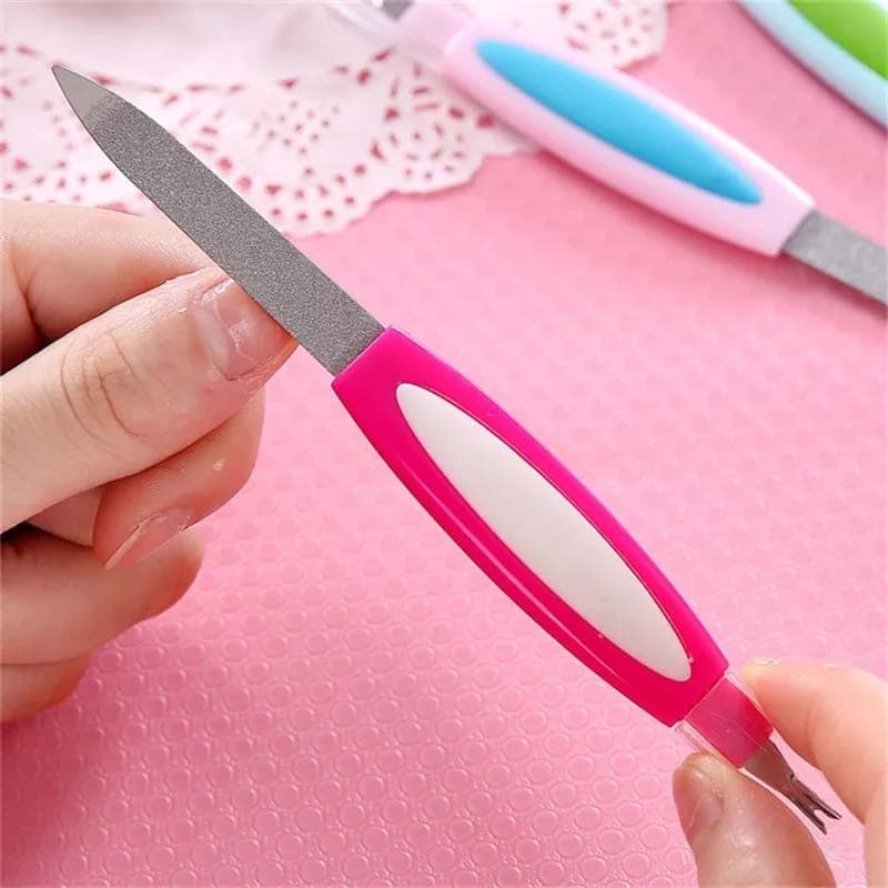 Multifunction Nail Files Stainless Steel Scrub For Dead Skin Removal Shovel