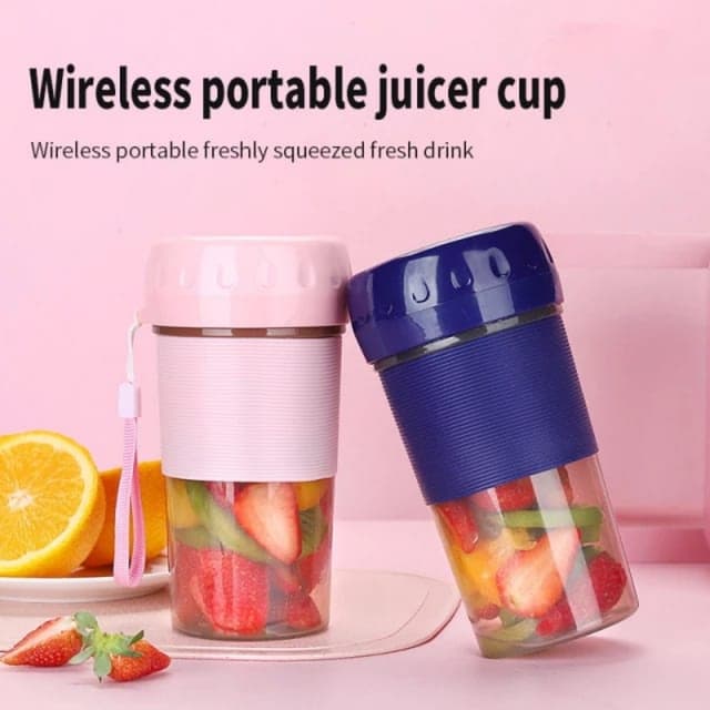 300ml Wireless portable juicer cup Home Rechargeable Mini Blender Juicer Cu