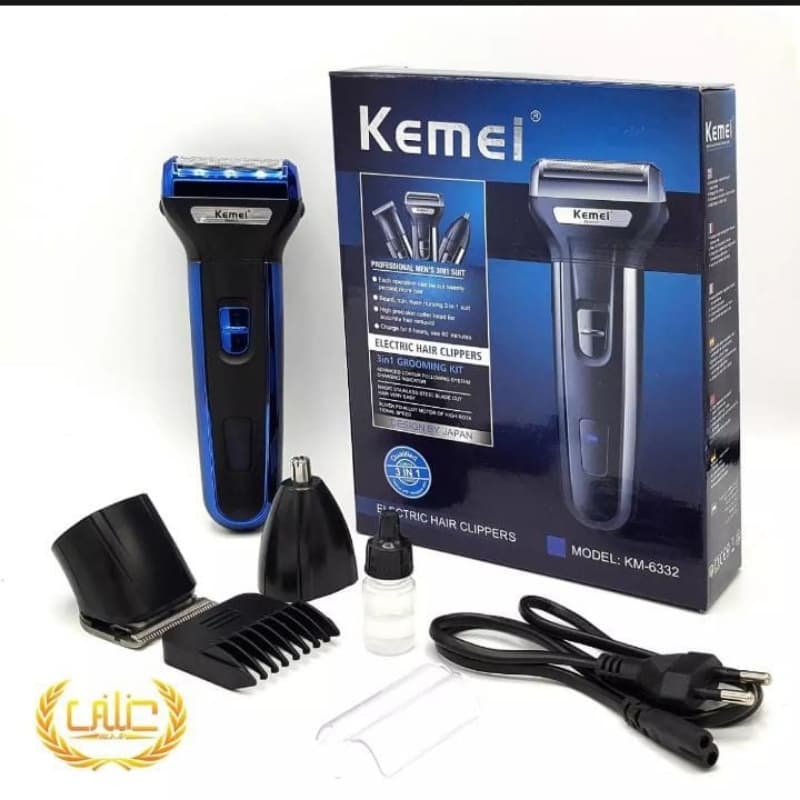 Kemei 3 in 1 Trimmer 
Rechargeable