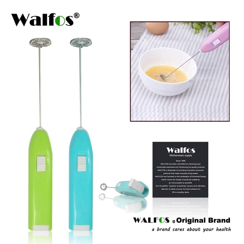Handheld Electric Egg Beater Foamer For Coffee Cappuccino Chocolate Milk Bl