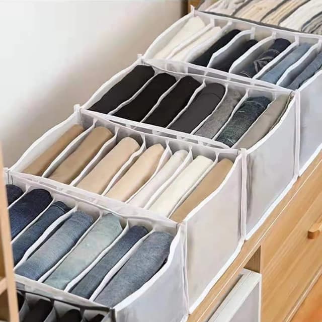 New Home Foldable Closet Organizer For Underwear Cotton Underwear Storage B