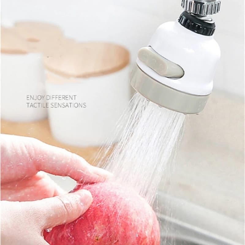 Kitchen Shower Faucet Tap 3 Level Can Adjusting 360 Rotate Water Saving Bat