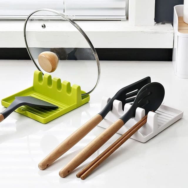 Spoon and pot holder