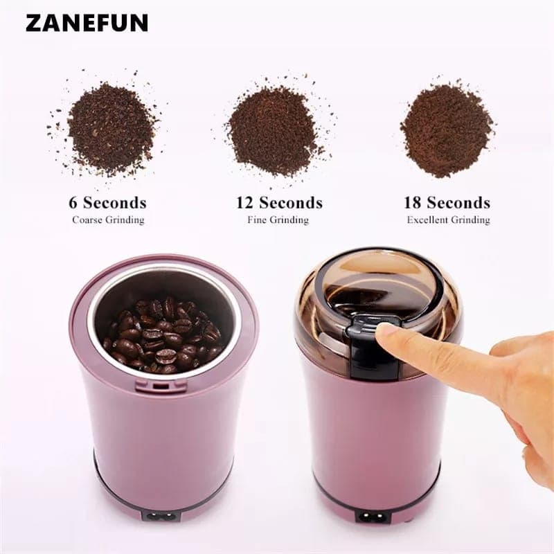 Electric Mini Coffee Grinder Spices Nuts Coffee Bean Grinder Medicinal Mate