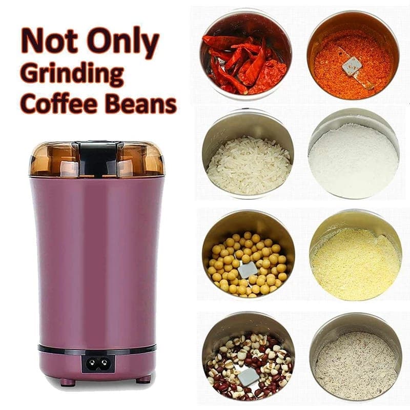 Electric Mini Coffee Grinder Spices Nuts Coffee Bean Grinder Medicinal Mate