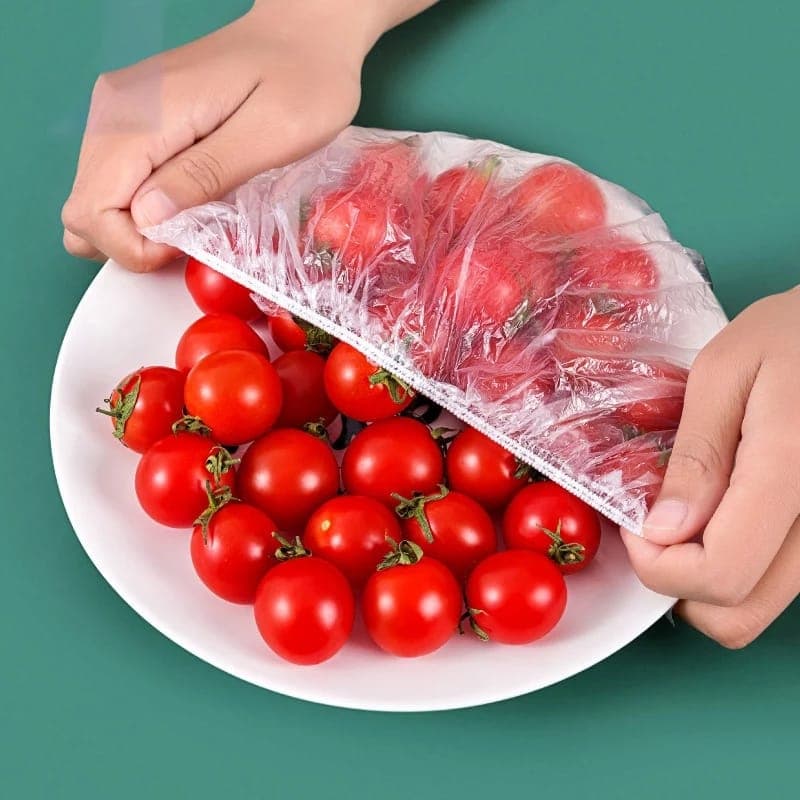 100pc Disposable Cling Film Cover Household Refrigerator Food Fruit Preserv