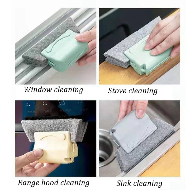 Creative Groove Window Cleaning Brush Useful Washable Venetian Blade  Dust 