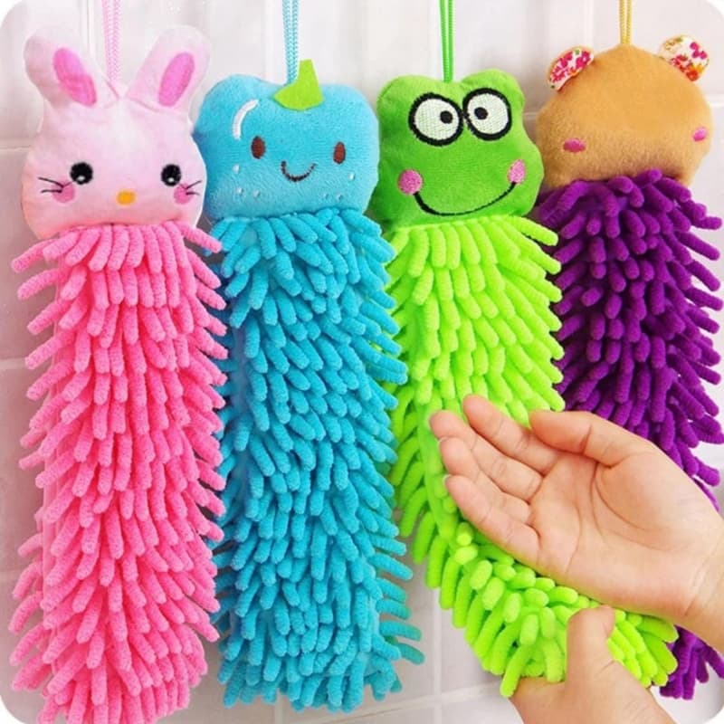 Kitchen Hanging Towels Chenille Hand Face Wipe