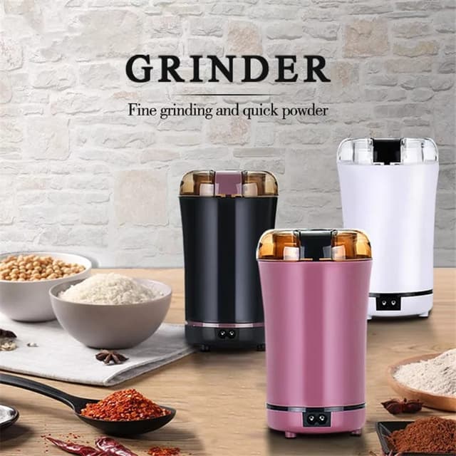 Electric Mini Coffee Grinder Spices Nuts Coffee Bean Grinder Medicinal Mate